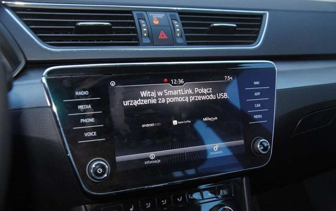 Skoda Superb cena 89900 przebieg: 182500, rok produkcji 2019 z Morąg małe 154